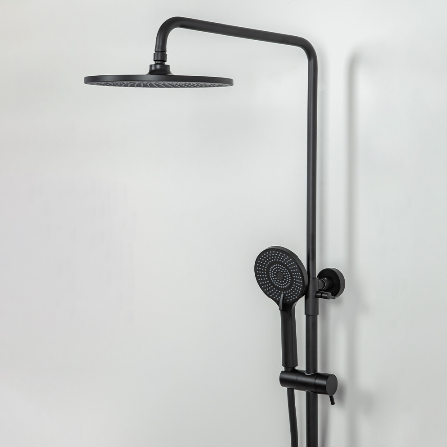 Душевая стойка AVS Slimmer 811-151-MB черный матовый Душевая стойка AVS Slimmer 811-151-MB черный матовый