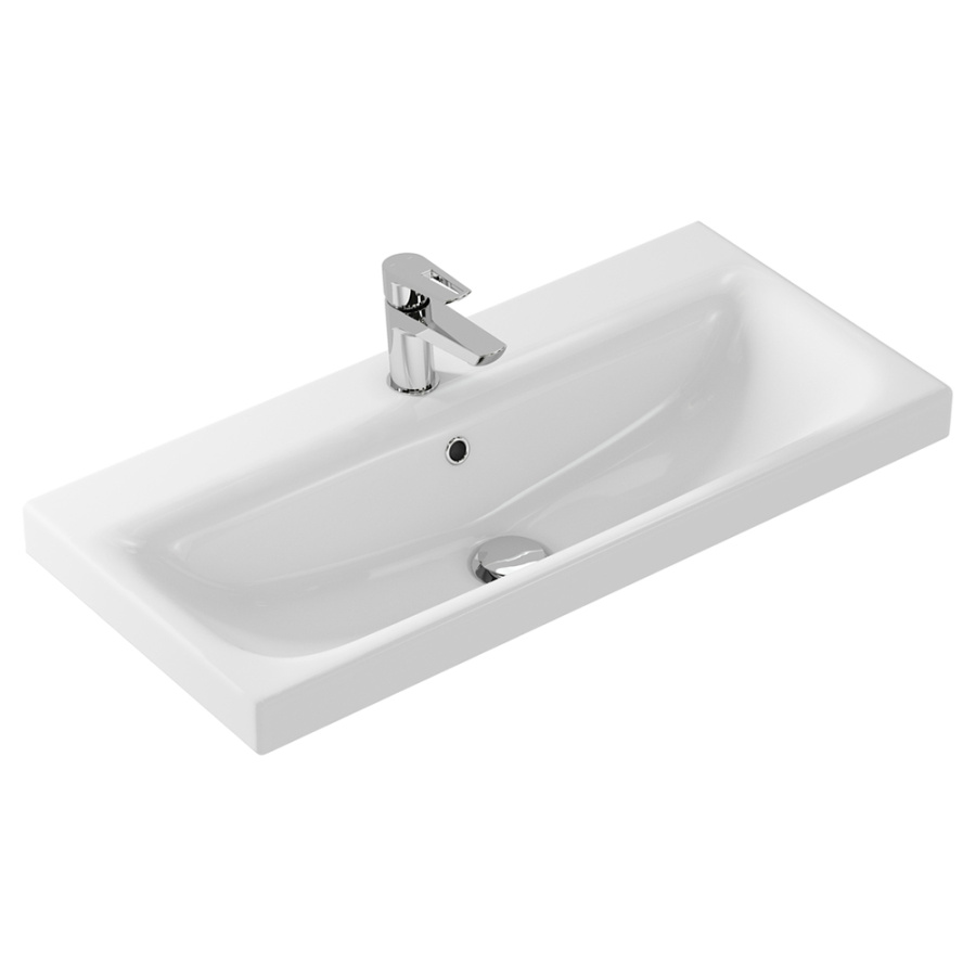 Тумба с раковиной Aqwella Smart SRT0108DB 80 белая Тумба с раковиной Aqwella Smart SRT0108DB 80 белая