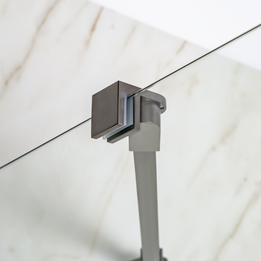 Шторка на ванну AVS Асти Дуо 100 см левая профиль оружейная сталь, прозрачное стекло Шторка на ванну AVS Асти Дуо 100 см левая профиль оружейная сталь, прозрачное стекло