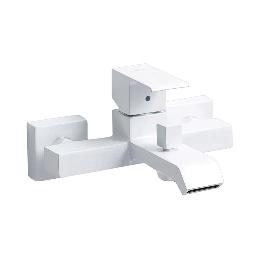 Смеситель для ванны и душа Cezares Porta PORTA-VM-BIO белый матовый