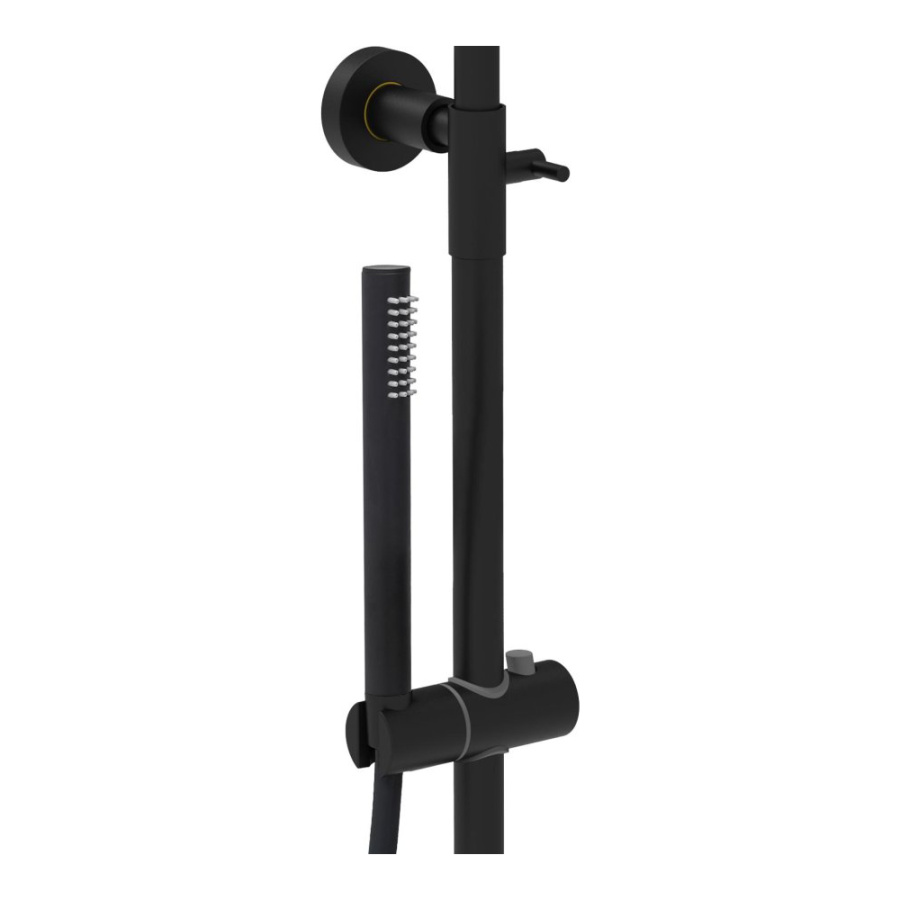 Душевая стойка Paffoni Blu ZCOL632NO черный матовый Душевая стойка Paffoni Blu ZCOL632NO черный матовый