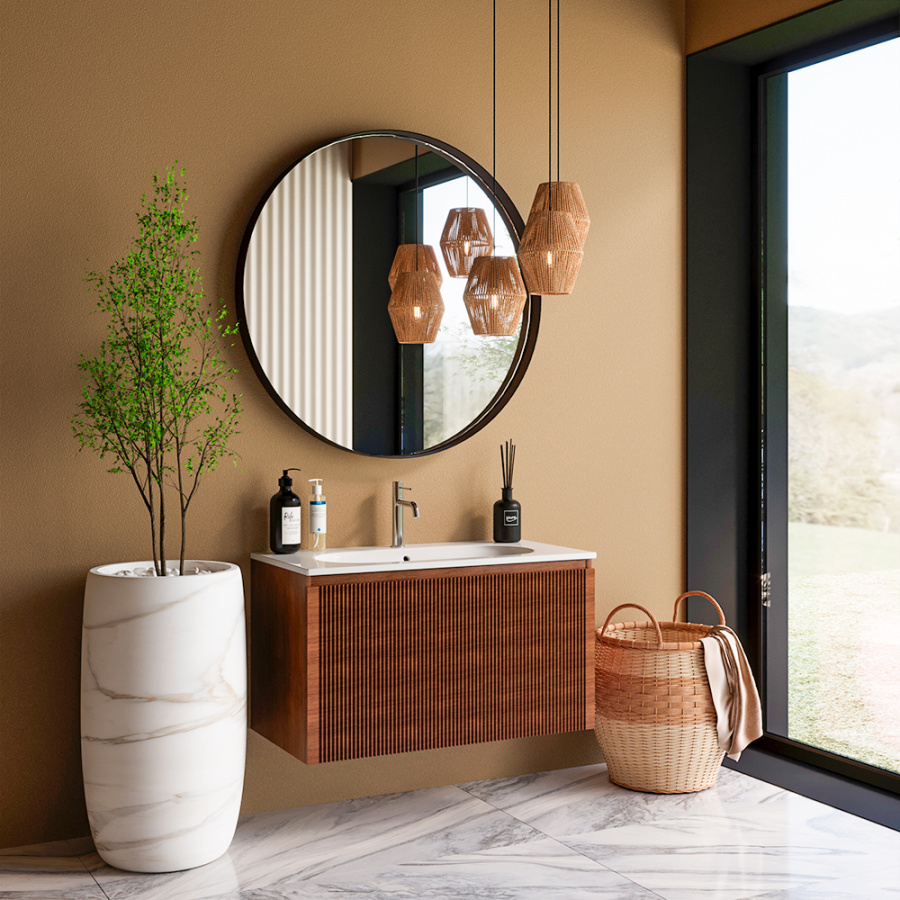 Тумба с раковиной AVS Форте 90 дуб Тумба с раковиной AVS Форте 90 дуб