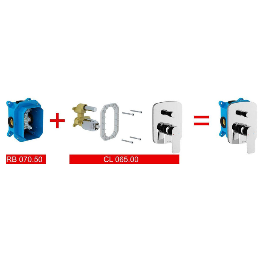 Смеситель для ванны и душа Ravak Classic CL 065.00 X070088 хром
