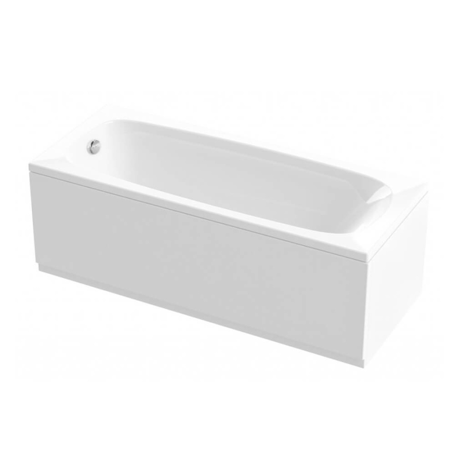 Акриловая ванна Cezares Eco 170x75 белая, без каркаса