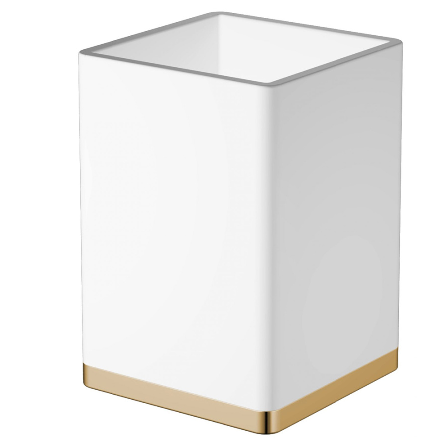 Стакан подвесной Boheme 10961-W-G белый/золото