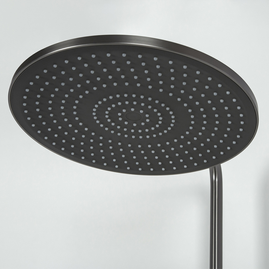 Душевая стойка AVS Slimmer оружейная сталь