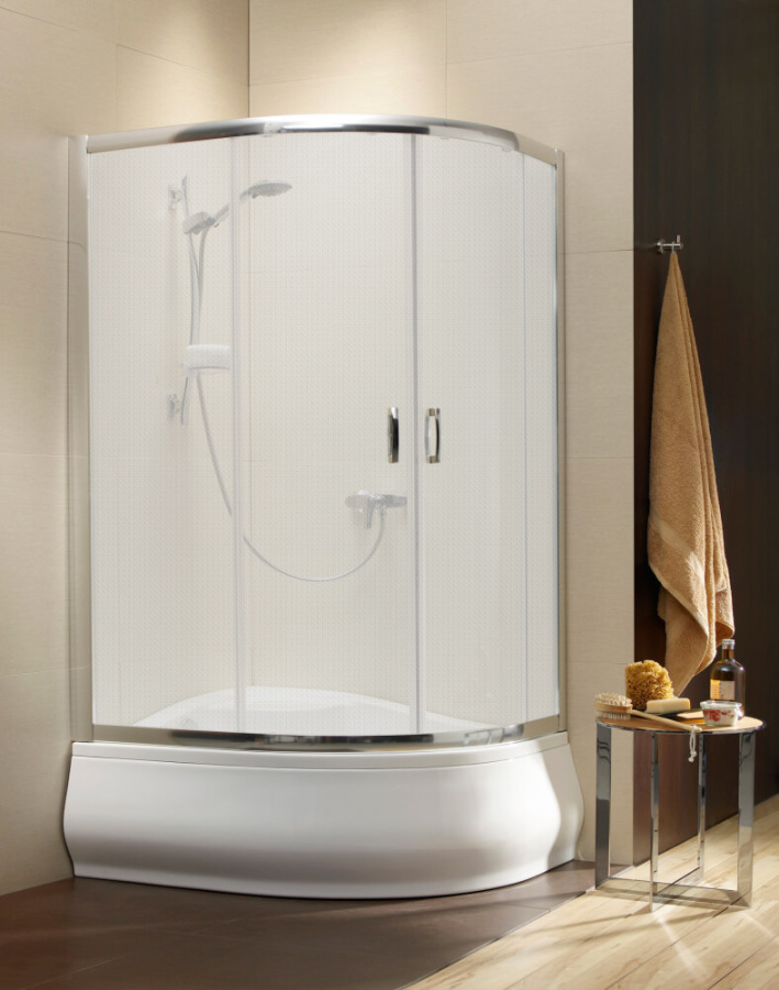 Душевой уголок Radaway Premium Plus 30483-01-06N 120х90 профиль хром, рифленое стекло