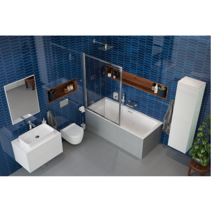 Акриловая ванна Excellent Heaven Slim 180x80 белая, без каркаса