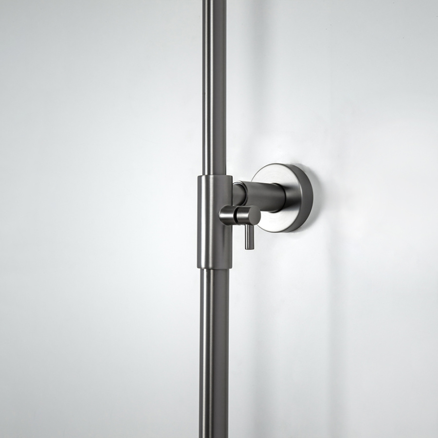 Душевая стойка AVS Slimmer оружейная сталь