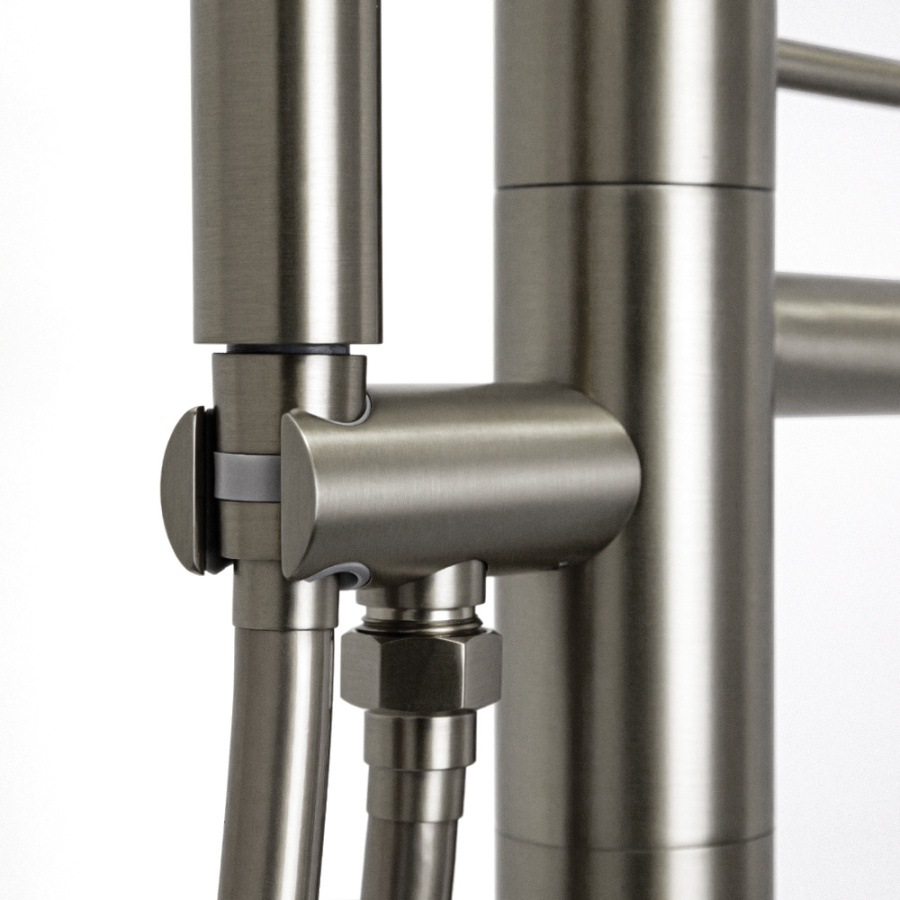 Смеситель для ванны с душем AVS Slimmer напольный, оружейная сталь Смеситель для ванны с душем AVS Slimmer напольный, оружейная сталь