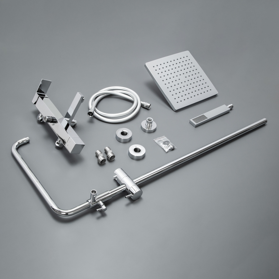 Душевая стойка AVS Cube хром Душевая стойка AVS Cube хром