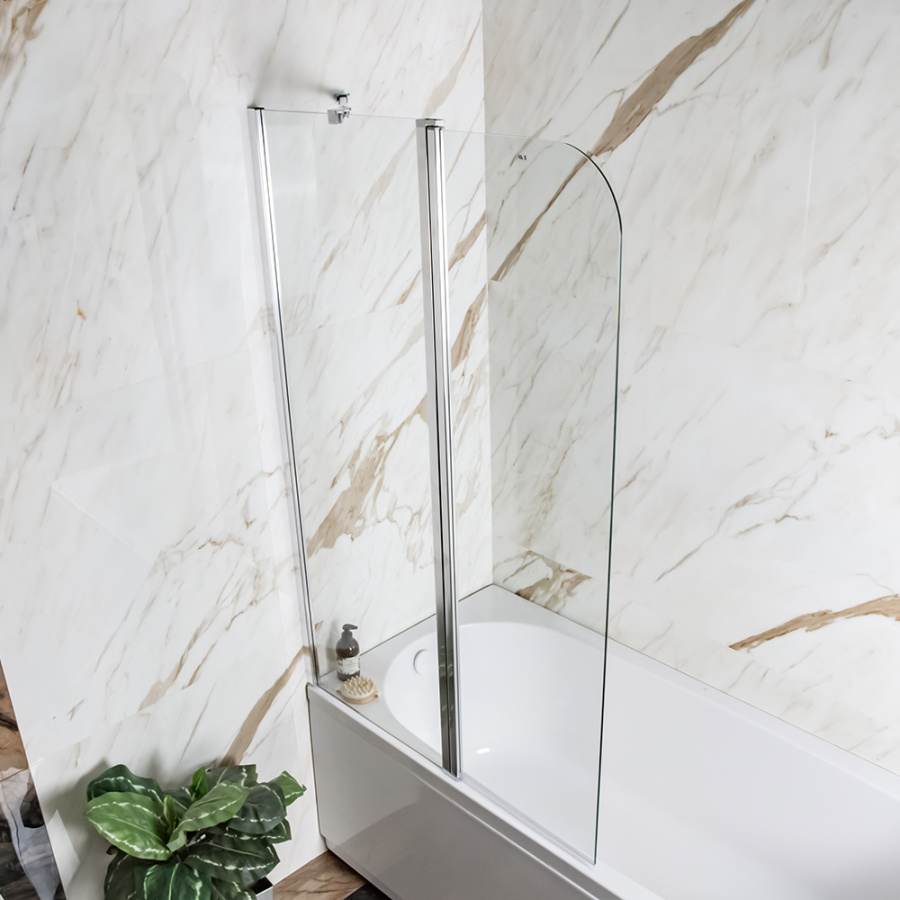 Шторка на ванну AVS Асти Дуо 100 левая профиль хром, стекло прозрачное Шторка на ванну AVS Асти Дуо 100 левая профиль хром, стекло прозрачное