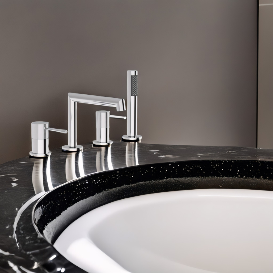 Смеситель на борт ванны AVS Seeme хром Смеситель на борт ванны AVS Seeme хром