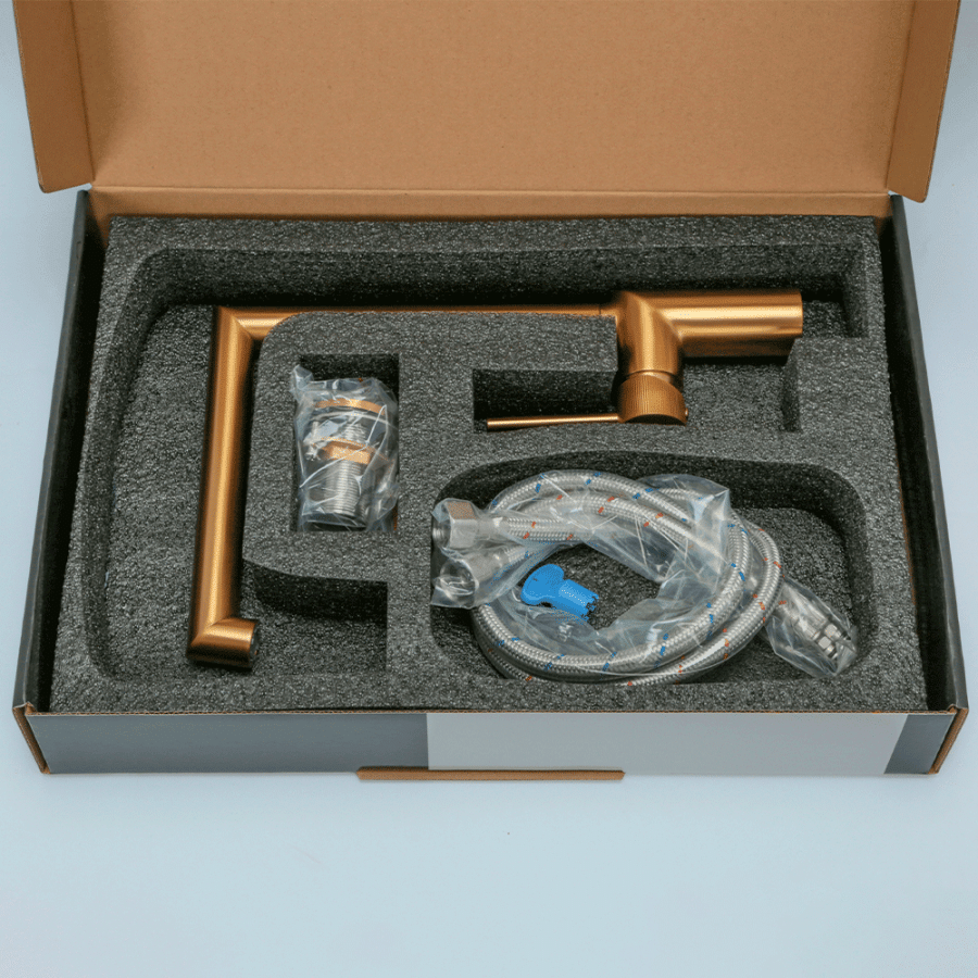 Смеситель для кухни AVS Pulse брашированное золото