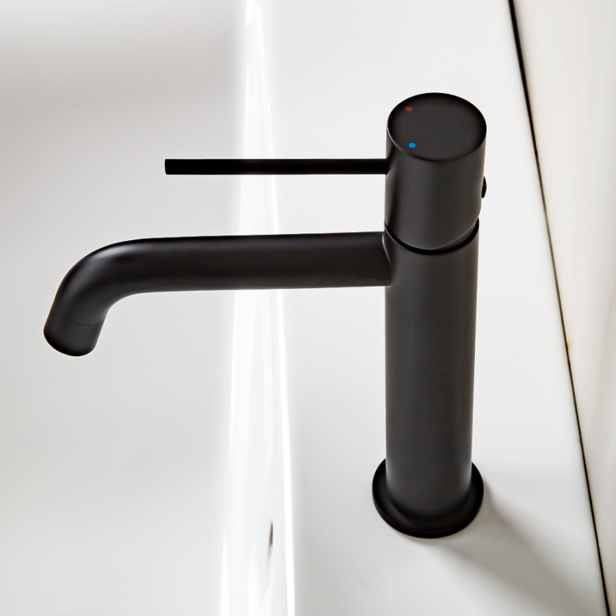 Смеситель для раковины AVS Slimmer черный матовый Смеситель для раковины AVS Slimmer черный матовый