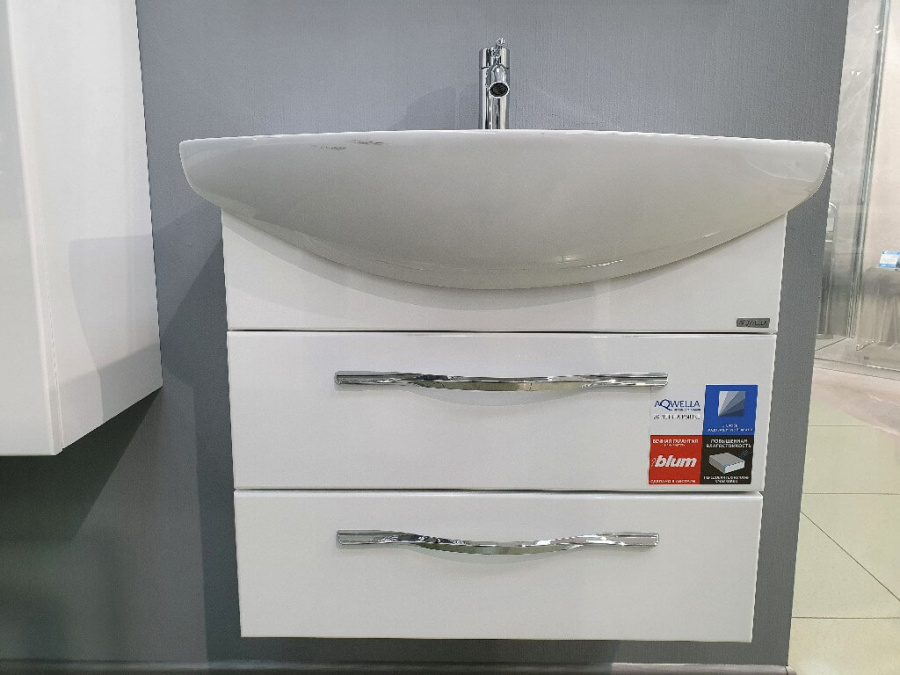 Тумба с раковиной 65 подвесная Аллегро Aqwella Agr.01.06/2