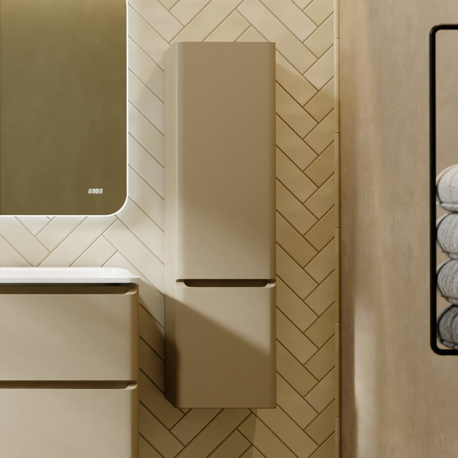 Пенал 1200 подвес ПВХ св-коричневый Welto RAVAL