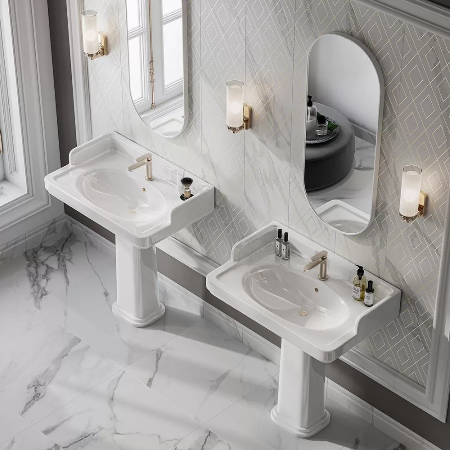 Раковина Kerama Marazzi Pompei 80х50 белая Раковина Kerama Marazzi Pompei 80х50 белая