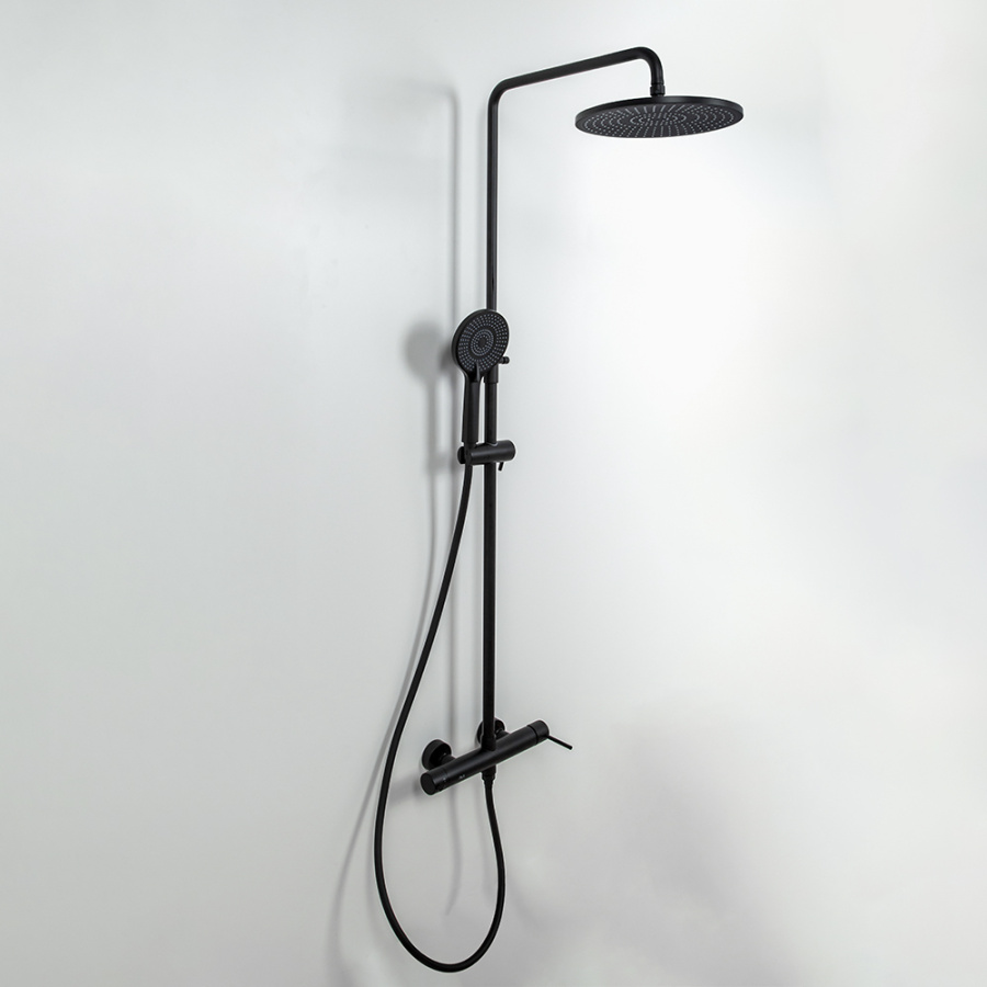 Душевая стойка AVS Slimmer 811-151-MB черный матовый Душевая стойка AVS Slimmer 811-151-MB черный матовый