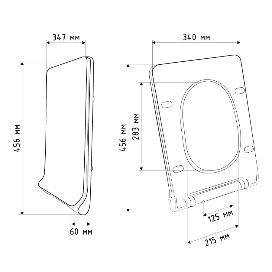 Крышка-сиденье AVS 039 с микролифтом быстросъемное Крышка-сиденье AVS 039 с микролифтом быстросъемное