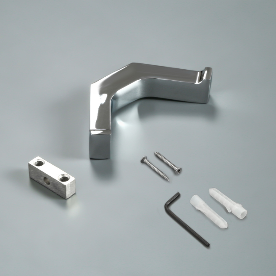 Крючок AVS Quardo, хром, двойной