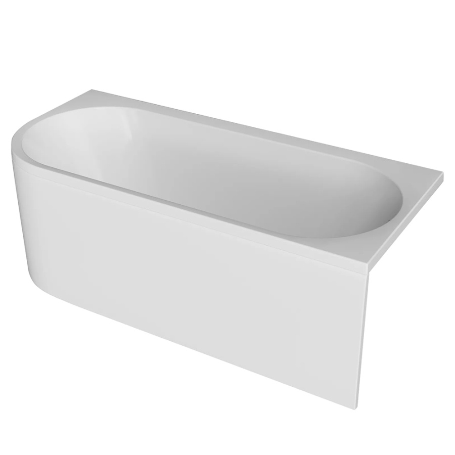 Акриловая ванна Marka One ALISA MG 170х75 R белая, без каркаса