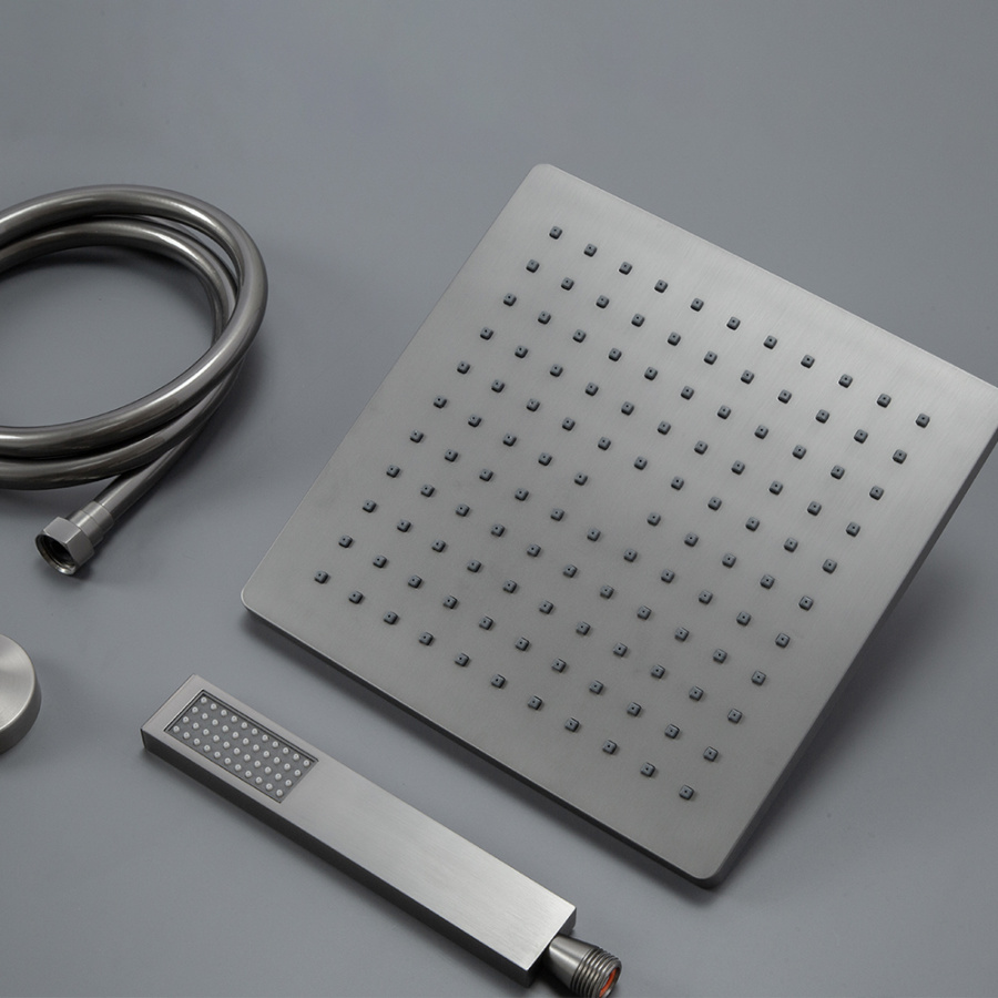 Душевая стойка AVS Cube оружейная сталь Душевая стойка AVS Cube оружейная сталь