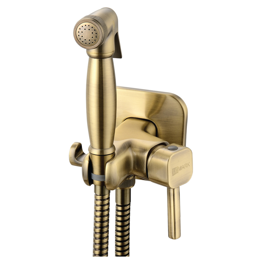 Гигиенический душ со смесителем Lemark Solo LM7165B бронза