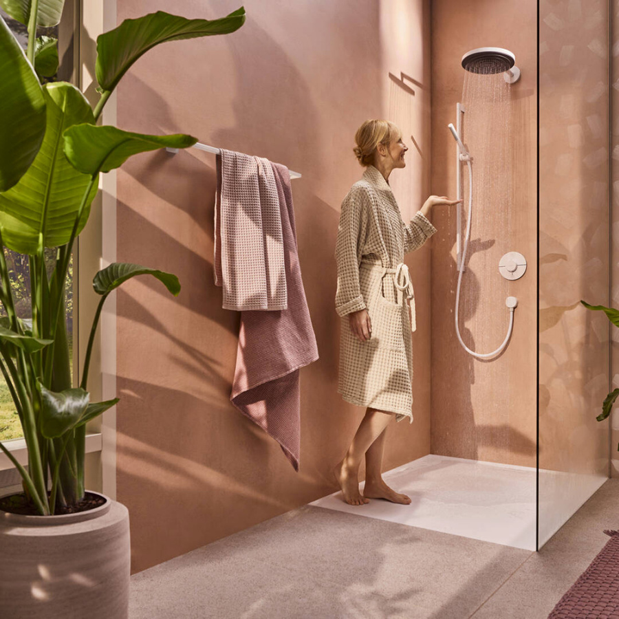 Держатель банного полотенца Hansgrohe белый матовый 41747700