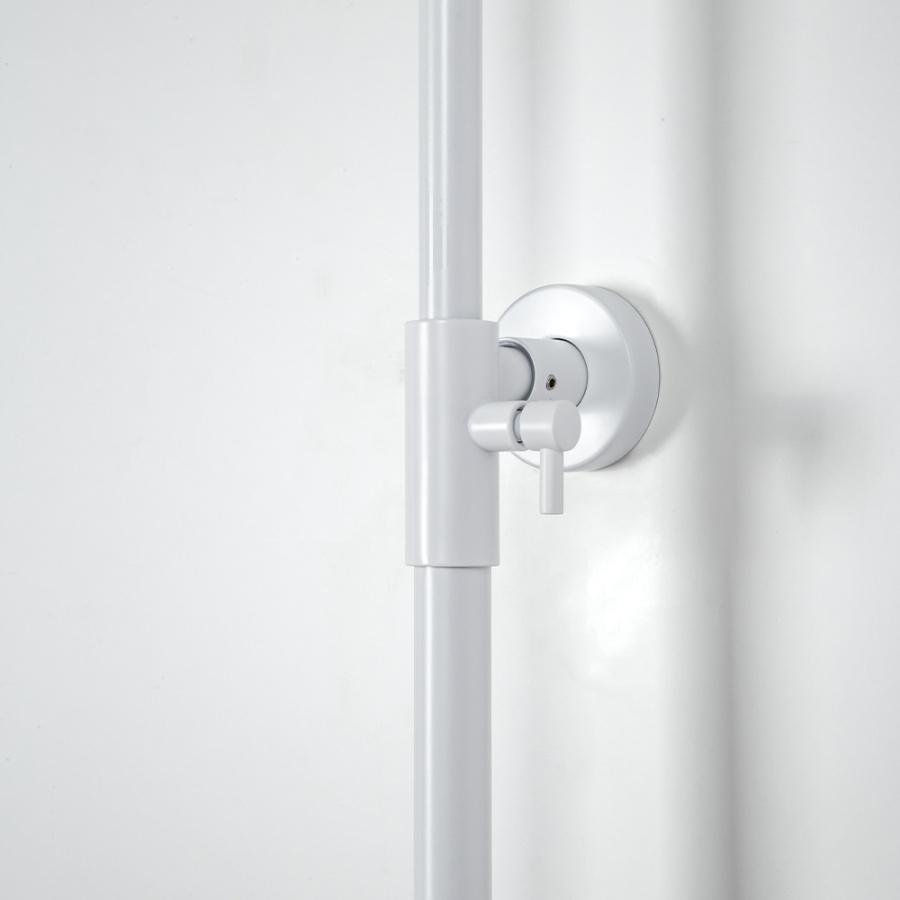 Душевая стойка AVS Slimmer белый матовый Душевая стойка AVS Slimmer белый матовый