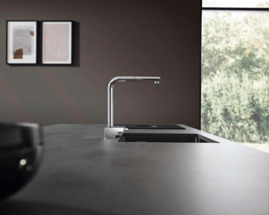 Смеситель для кухни Hansgrohe Aquno Select M81 73836000 хром