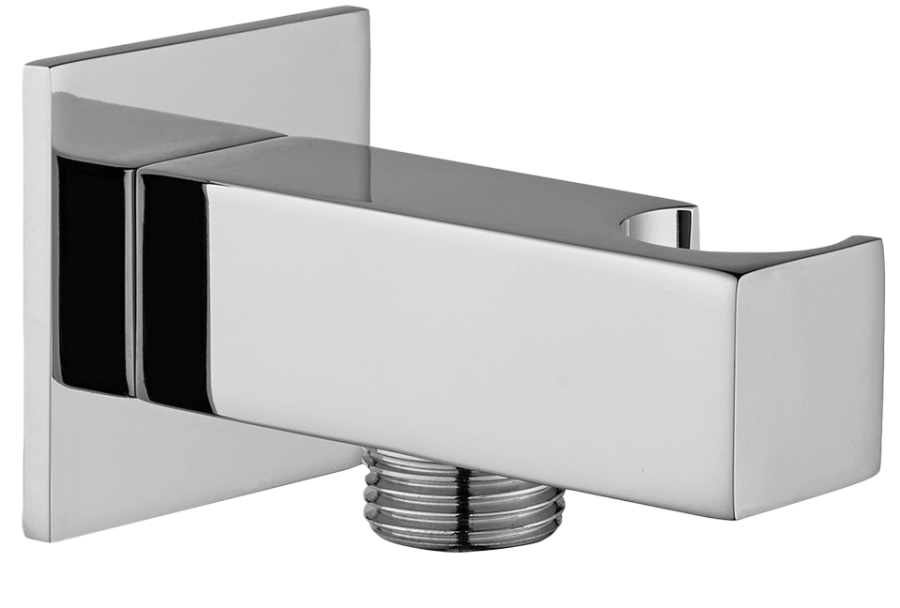 Шланговое подключение 1/2' с держателем Хром ZSUP031CR