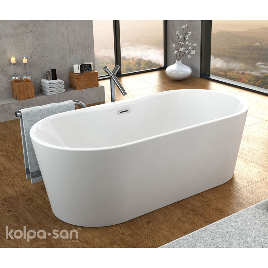 Акриловая ванна Kolpa-San Comodo FS 185х95 белая, с каркасом
