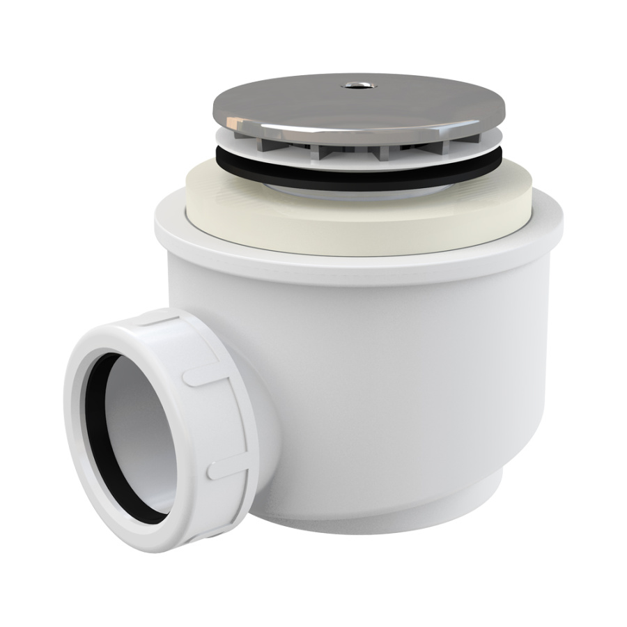 Сифон для поддона Alcaplast A47CR d50 хром Сифон для поддона Alcaplast A47CR d50 хром