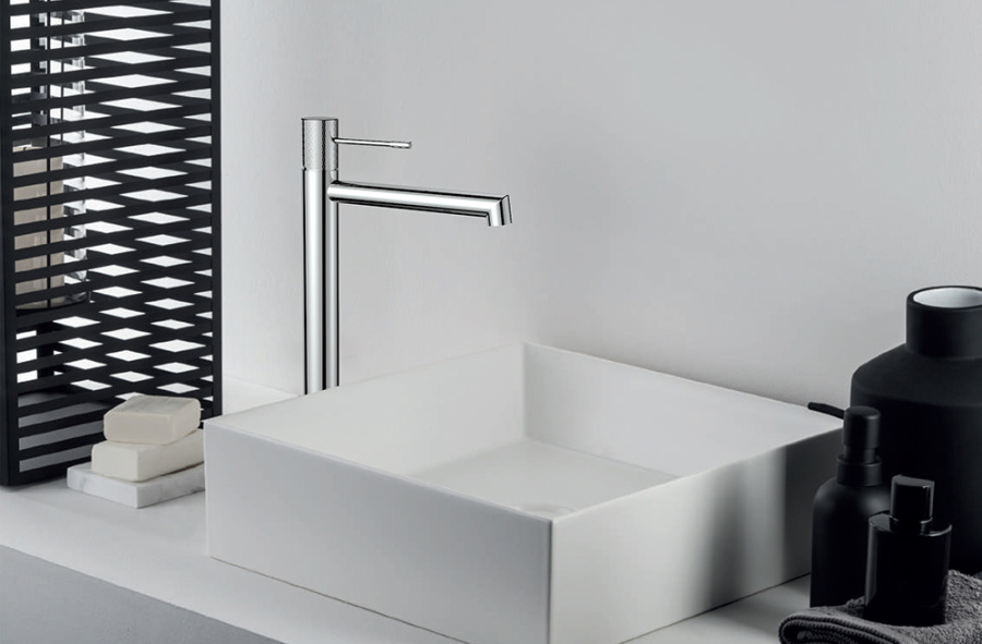 Смеситель для раковины AVS Seeme высокий, хром