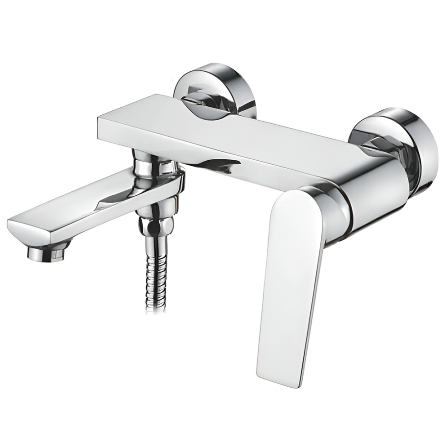 Смеситель для ванны с душем Accoona H125 A63125 хром Смеситель для ванны с душем Accoona H125 A63125 хром