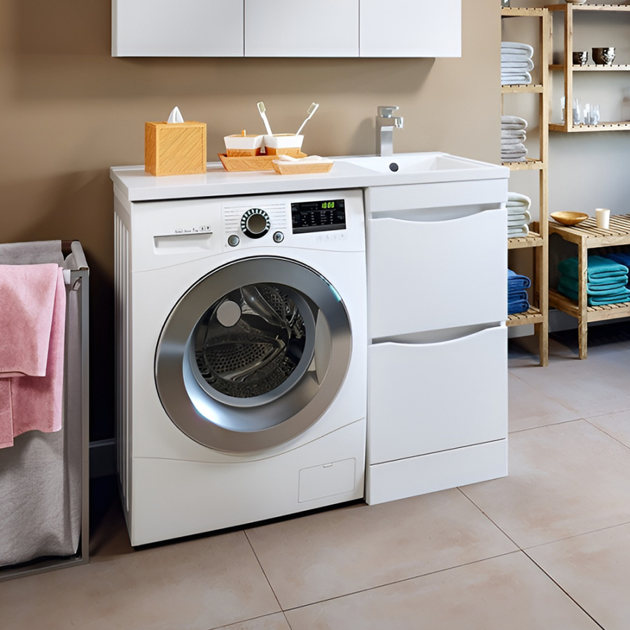 Тумба с раковиной Runo Орион 00-00000145+00-00001120 105 правая