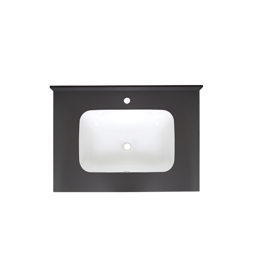 Раковина мебельная AVS Шарм 80x56 белая/черная Раковина мебельная AVS Шарм 80x56 белая/черная