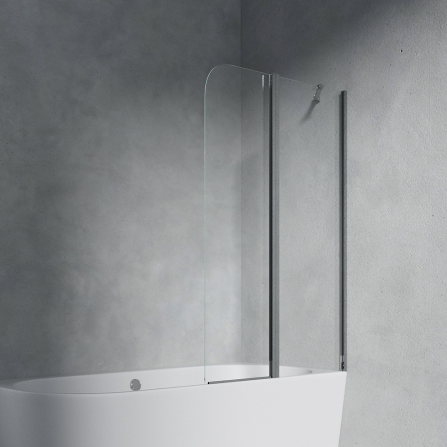 Шторка на ванну AVS Асти Дуо 100 правая профиль хром, прозрачное стекло Шторка на ванну AVS Асти Дуо 100 правая профиль хром, прозрачное стекло