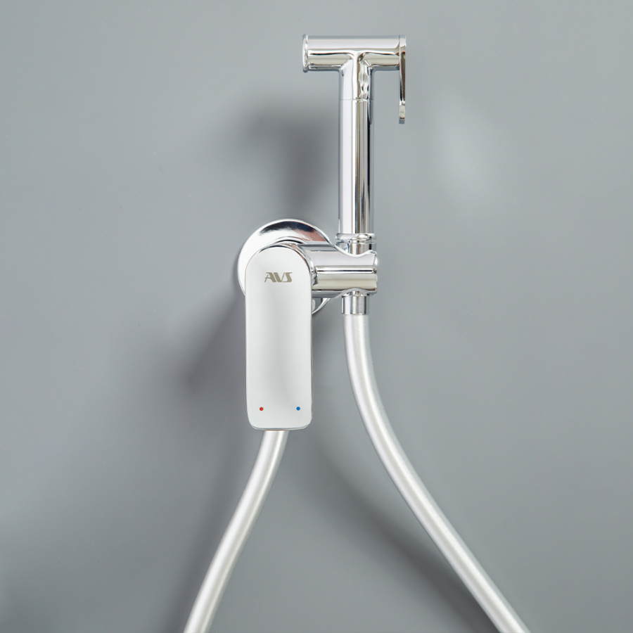 Гигиенический душ со смесителем AVS Basic хром Гигиенический душ со смесителем AVS Basic хром