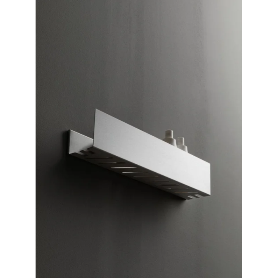 Полка Aquanet Магнум Н 334111 брашированная сталь Полка Aquanet Магнум Н 334111 брашированная сталь