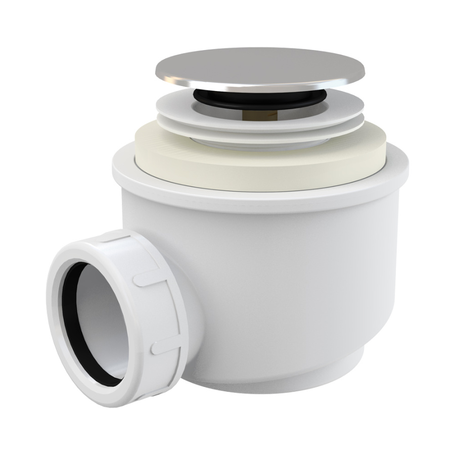Сифон для поддона Alcaplast A466-50 click-clack хром