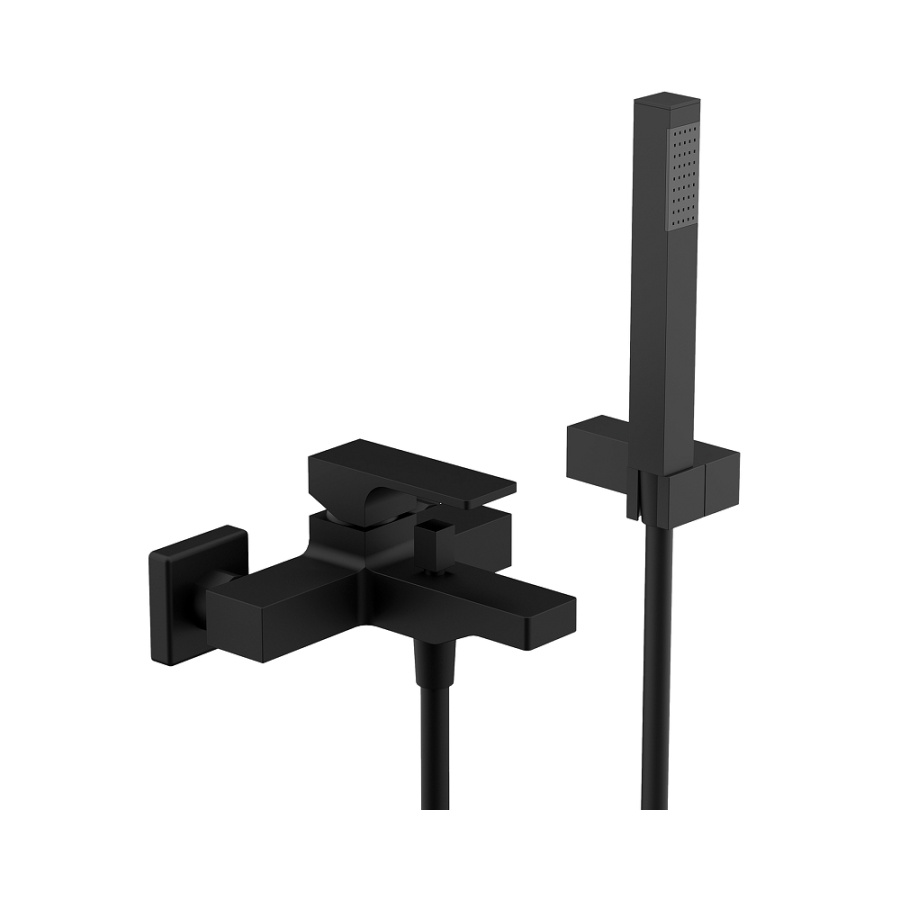 меситель для ванны Remer Absolute AU02NO черный матовый