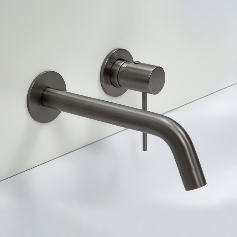 Смеситель для раковины AVS Slimmer с внутренней частью, оружейная сталь Смеситель для раковины AVS Slimmer с внутренней частью, оружейная сталь