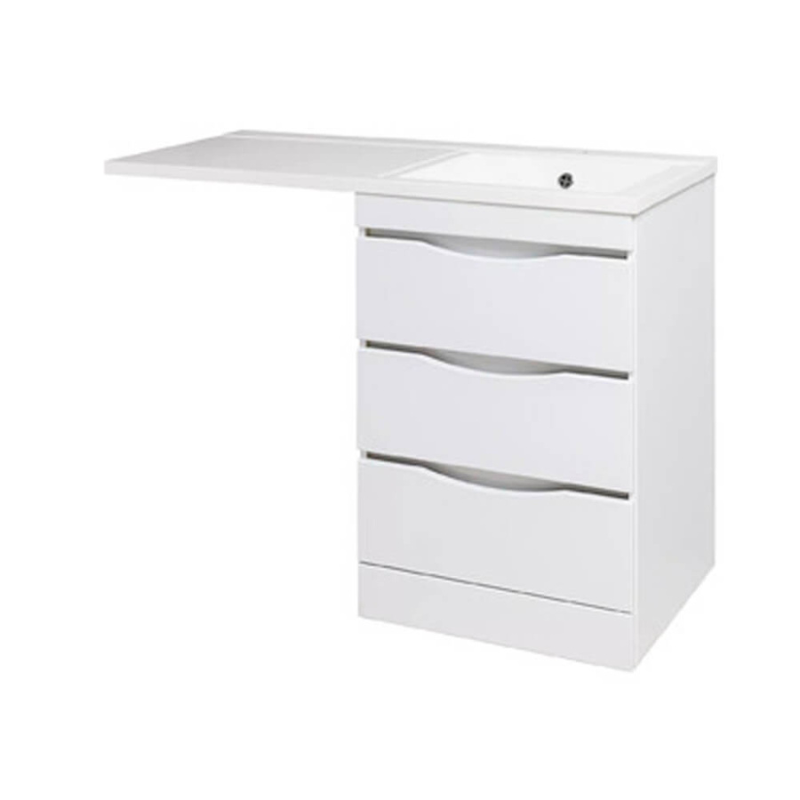 Тумба с раковиной Runo Орион УТ000003442+00-00001025 120 см правая