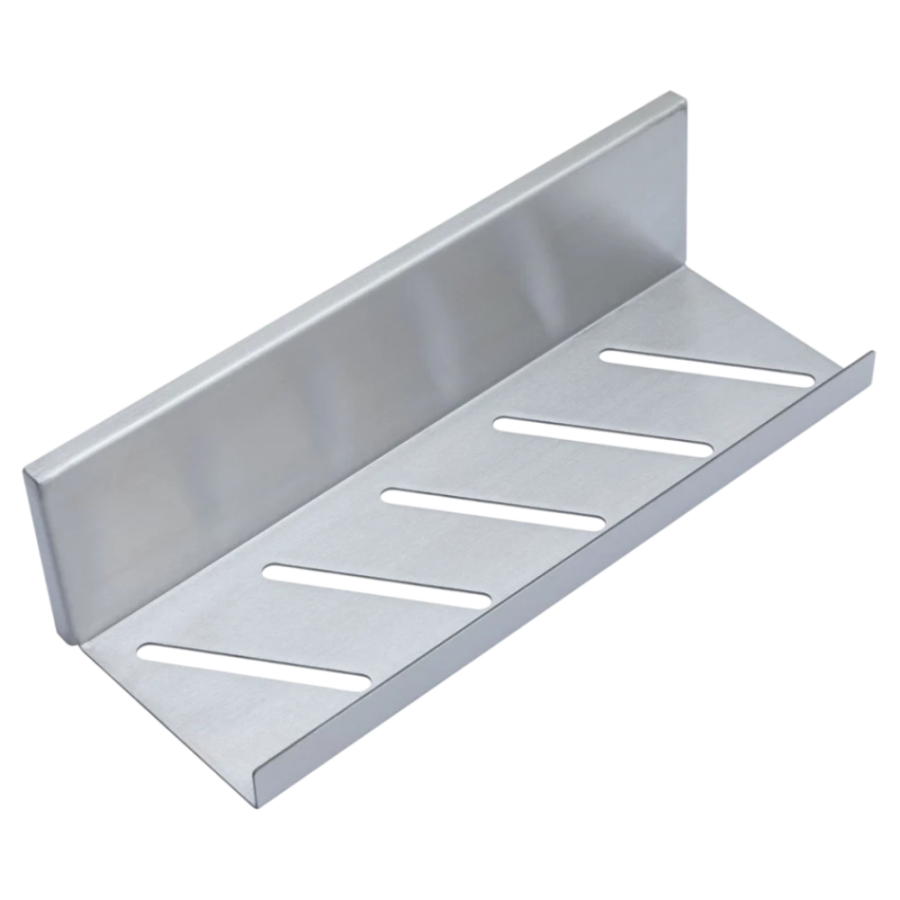 Полка Aquanet Магнум Н 334113 брашированная сталь Полка Aquanet Магнум Н 334113 брашированная сталь