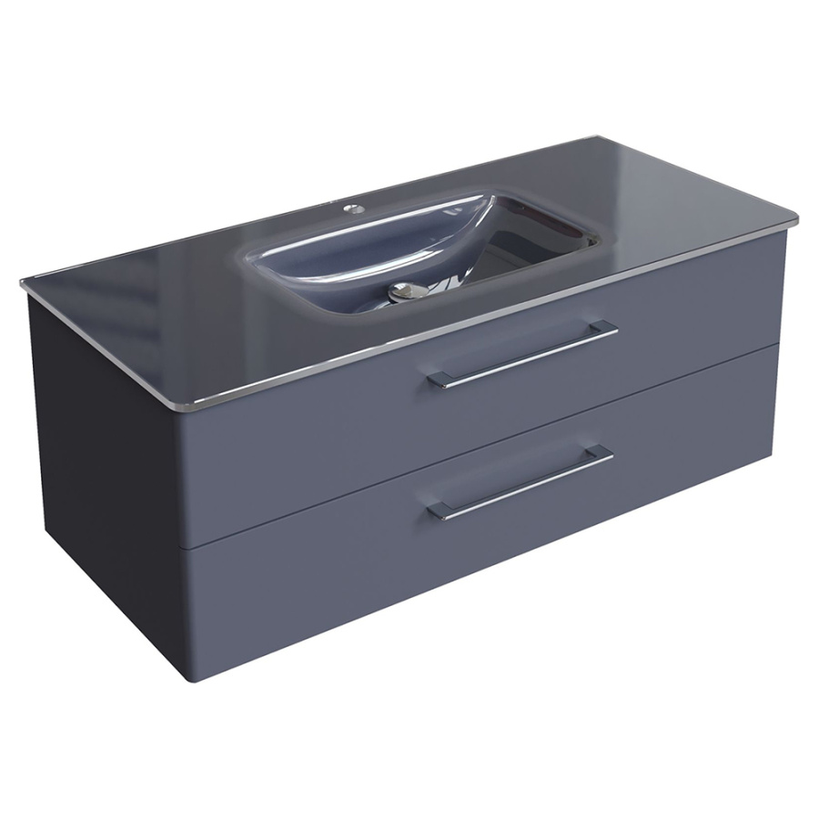 Раковина стеклянная 1200 Графит Accord Caprigo OW15-2215-R810