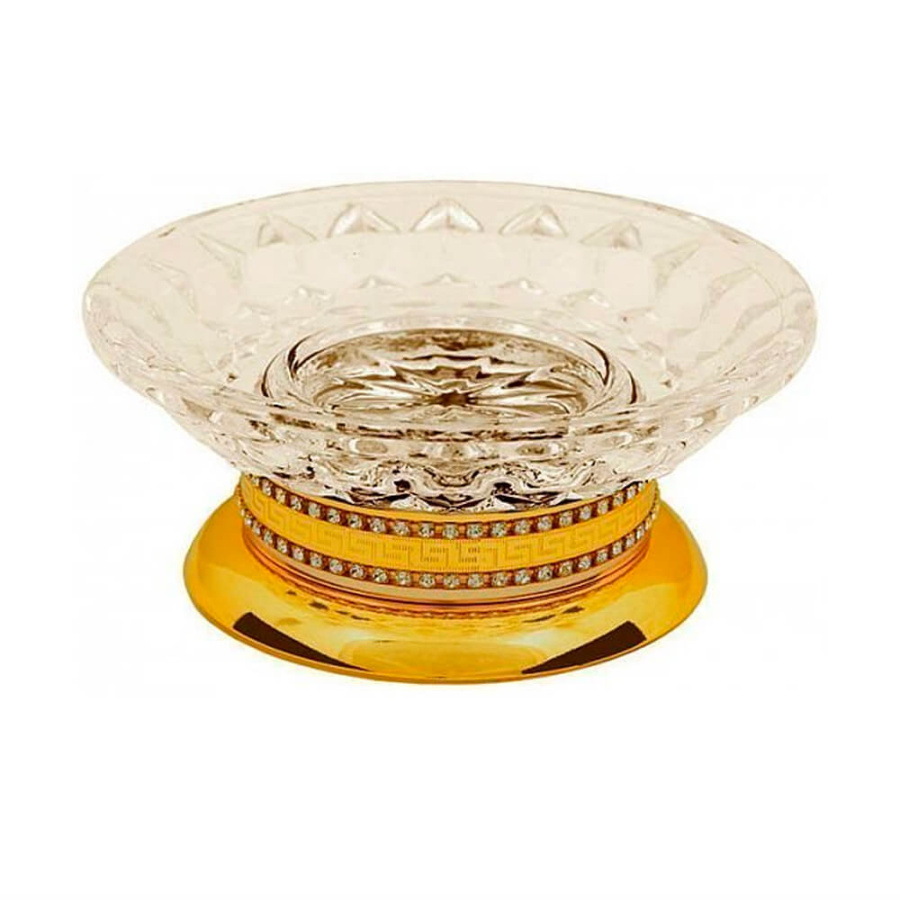 10411 Настольная мыльница золото Boheme 10411 Настольная мыльница золото Boheme