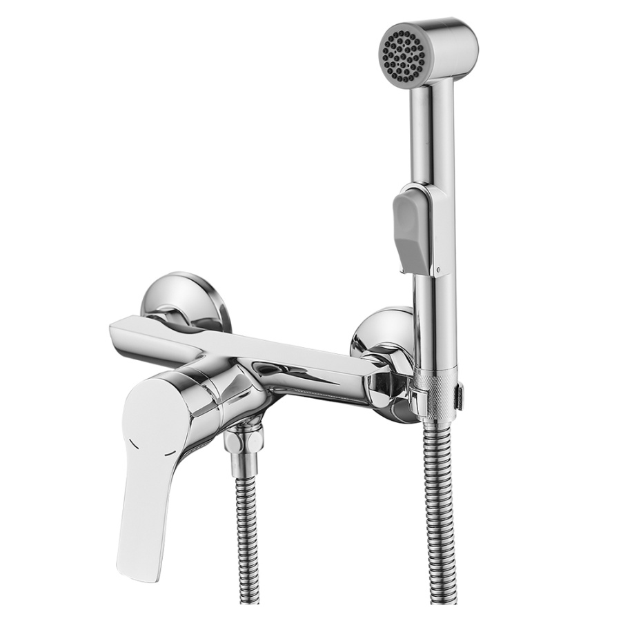 Гигиенический душ со смесителем Rossinka RS29-52 хром