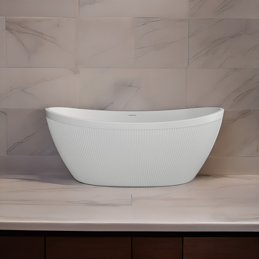 Акриловая ванна Wasser Leben Alster 170х80 белая, с донным клапаном Акриловая ванна Wasser Leben Alster 170х80 белая, с донным клапаном